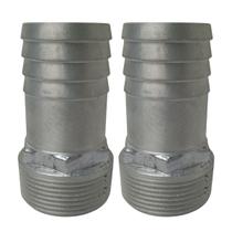 Kit 2 Adaptadores Espigão Com Rosca Macho Em Alumínio Para Mangueira 1.1/2 Polegada Londribor Kit 2 Adaptadores Espigão Com Rosca Macho Em Alumínio Para Mangueira 1.1/2 Polegada Londribor