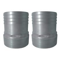 Kit 2 Adaptadores Espigão Para Rosca Macho Em Alumínio 4 Polegadas Para Mangueira Londribor Kit 2 Adaptadores Espigão Para Rosca Macho Em Alumínio 4 Polegadas Para Mangueira Londribor