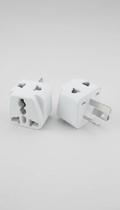 Kit 2 Adaptadores Tomada Universal 100-250V 10A