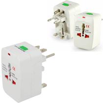 Kit 2 Adaptadores Tomada Universal 150 Países Viagem Bivolt