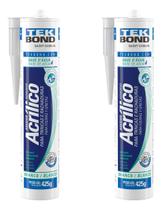 Kit 2 Adesivo Acrilico Selador De Trincas Cola Molduras 425g