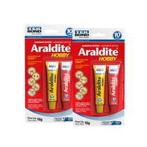 Kit 2 Adesivo Araldite Hobby 16g 10 minutos Blister Tekbond