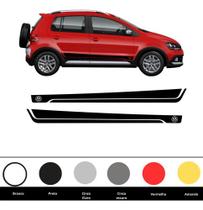 Kit 2 Adesivo Carro Cross Fox Faixas Laterais Compatível