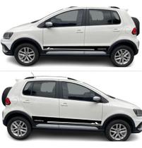 Kit 2 Adesivo Carro Cross Fox Volkswagen Faixa Lateral Vinil
