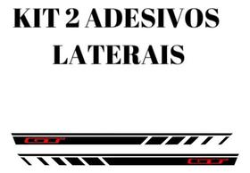 Kit 2 Adesivo Faixa Lateral Compatível Carro Gol Volkswagen