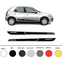 Kit 2 Adesivo Faixa Lateral Compatível Com O Celta Chevrolet Kit 2 Adesivo Faixa Lateral Compatível Com O Celta Chevrolet