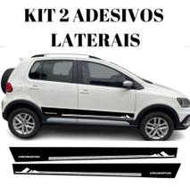 Kit 2 Adesivo Lateral Carro Compatível Crossfox Volkswagen Kit 2 Adesivo Lateral Carro Compatível Crossfox Volkswagen