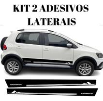 Kit 2 Adesivo Lateral Carro Compatível Crossfox Volkswagen Kit 2 Adesivo Lateral Carro Compatível Crossfox Volkswagen