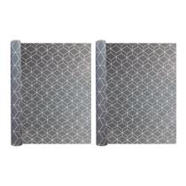 Kit 2 Adesivo Parede Decorativo Hexagono 45cmX5m PVC Vinil Kit 2 Adesivo Parede Decorativo Hexagono 45cmX5m PVC Vinil