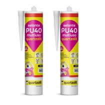 Kit 2 Adesivo Selante Pu40 Multiuso Preto 360G Quartzolit Kit 2 Adesivo Selante Pu40 Multiuso Preto 360G Quartzolit