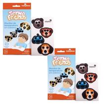 Kit 2 Adesivo termômetro monitor febre bebês BABYDEAS Temperatura