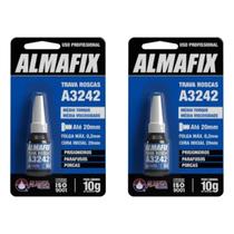 Kit 2 Adesivo Trava Rosca Parafuso Alto Torque 10g