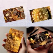 Kit 2 Adesivos de Cartão Bitcoin Alta Qualidade, Sem Bolhas, Proteção p/ Chip