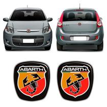 Kit 2 Adesivos Emblemas Abarth Fiat Novo Palio Kit 2 Adesivos Emblemas Abarth Fiat Novo Palio