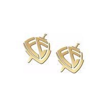 Kit 2 Adesivos Fé 3D Resinados Dourado Compatível Carro Kit 2 Adesivos Fé 3D Resinados Dourado Compatível Carro