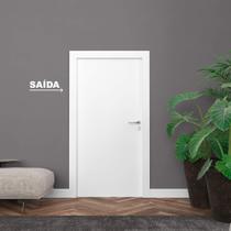 Kit 2 Adesivos Identificação Saída com Seta Indicativa Porta Escada