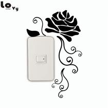 Kit 2 Adesivos Interruptor Infantil Floral 02 Kit 2 Adesivos Interruptor Infantil Floral 02