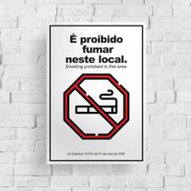 Kit 2 Adesivos Proibido Fumar 20cmx14cm Kit 2 Adesivos Proibido Fumar 20cmx14cm
