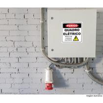 Kit 2 Adesivos Quadro elétrico 15cmx15cm Kit 2 Adesivos Quadro elétrico 15cmx15cm