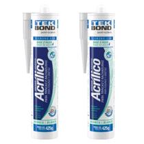 Kit 2 Adesivos Selante Acrílico Siliconado Sela Trincas - Tekbond Kit 2 Adesivos Selante Acrílico Siliconado Sela Trincas - Tekbond