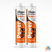 Kit 2 Adesivos Selantes Base D'Água Branco Power Ved para Vedação de Móveis e Madeira Kit 2 Adesivos Selantes Base D'Água Branco Power Ved para Vedação de Móveis e Madeira