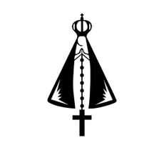 KIT 2 ADESIVOS TERÇO SANTA NOSSA SENHORA 1119(0,20 x 0,11cm)