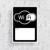 Kit 2 Adesivos Wi-fi Senha 14cmx20cm Kit 2 Adesivos Wi-fi Senha 14cmx20cm