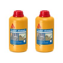 Kit 2 Aditivo Plastificante Para Massas Original Sikanol Alvenaria 1l Kit 2 Aditivo Plastificante Para Massas Original Sikanol Alvenaria 1l