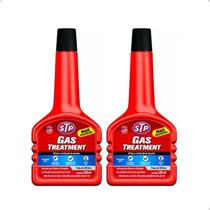 Kit 2 Aditivo STP Gas Treatment 200ml Tratamento para Gasolina Limpa Bicos Injetores e Reduz Consumo