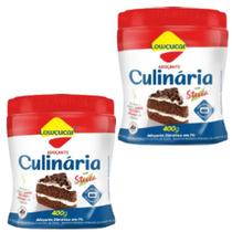 Kit 2 Adoçante Culinário com Stevia Pote de 400g - Lowçucar