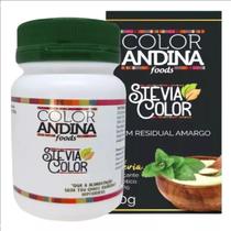 Kit 2 Adoçante Natural Dietético Stévia 10g Color Andina Sem Amargo sem glúten