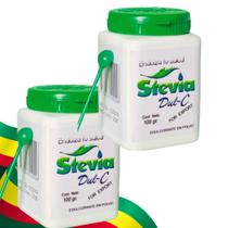 KIT 2 Adoçante Stevia DulC 100g Natural Importado Zero Calorias Dietético ORIGINAL