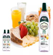 Kit 2 Adoçante Stévia Estévia Estevia 100% Natural 100ml Não Amarga