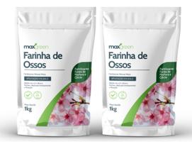 Kit 2 Adubo Forth Maxgreen Farinha De Ossos 1kg Baixo Odor Cheiro - FORTH JARDIM