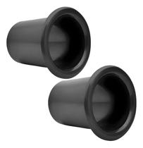 Kit 2 Aero-duto Preto de 4" Polegadas para Caixa Acústica