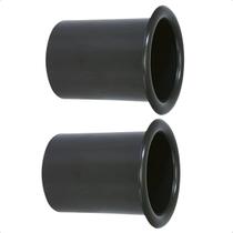 Kit 2 Aerodutos Com 2 Polegadas Para Caixa Acústica De Som Automotivo Som Alta Qualidade Profissional