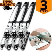 Kit 2 Afiador Amolador De Facas Aço Inox Profissional Manual Kit 2 Afiador Amolador De Facas Aço Inox Profissional Manual