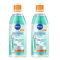 Kit 2 Água Micelar Bifásica Acne Control 200ml - Nivea Kit 2 Água Micelar Bifásica Acne Control 200ml - Nivea