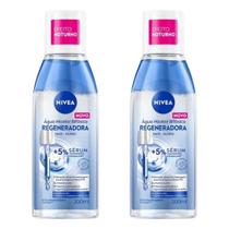 Kit 2 Água Micelar Bifásica Regeneradora 200ml - Nivea Kit 2 Água Micelar Bifásica Regeneradora 200ml - Nivea