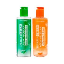 Kit 2 Água Micelar Demaquilante Ácido Salicílico e Vitamina C Anti-idade Dermachem