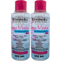 Kit 2 Água Micelar Demaquilante C Ácido Hialurônico 200ml