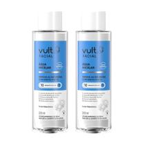 Kit 2 Água Micelar Demaquilante Facial Vult Facial 10 em 1 200ml Kit 2 Água Micelar Demaquilante Facial Vult Facial 10 em 1 200ml