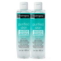 Kit 2 Água Micelar Demaquilante Neutrogena Purified Skin 400ml