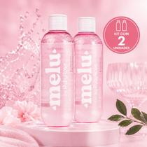 kit 2 Água Micelar Melu Limpeza Facial Hidratação Sem Ressecar