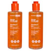Kit 2 Águas Micelar Vitamina C Regenerador Dermachem 250ml