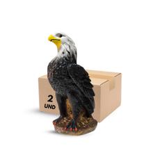 Kit 2 Águia Gavião Espantalho Espanta Repelente Para Pombos Preto - AVB DECOR Kit 2 Águia Gavião Espantalho Espanta Repelente Para Pombos Preto - AVB DECOR