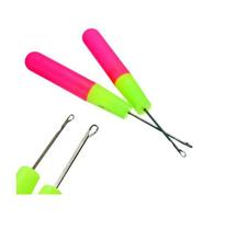 Kit 2 Agulhas para Trança Microlink Crochet Braids Trava Gancho