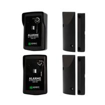 Kit 2 alarme de porta aberta com 2 sensor magnético ipec
