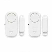 Kit 2 Alarme de Porta e Janela Sem Fio com Sensor Magnético Sirene Sonora e Fita Dupla Face Kit 2 Alarme de Porta e Janela Sem Fio com Sensor Magnético Sirene Sonora e Fita Dupla Face