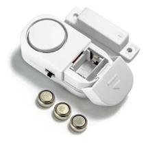 Kit 2 Alarme Magnético Sensor Presença Sem Fio Janela Porta